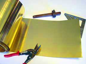 Copper Sheet 5 mil/ 36 gauge tooling metal foil roll 18" X 4' CU110 ASTM B-152 