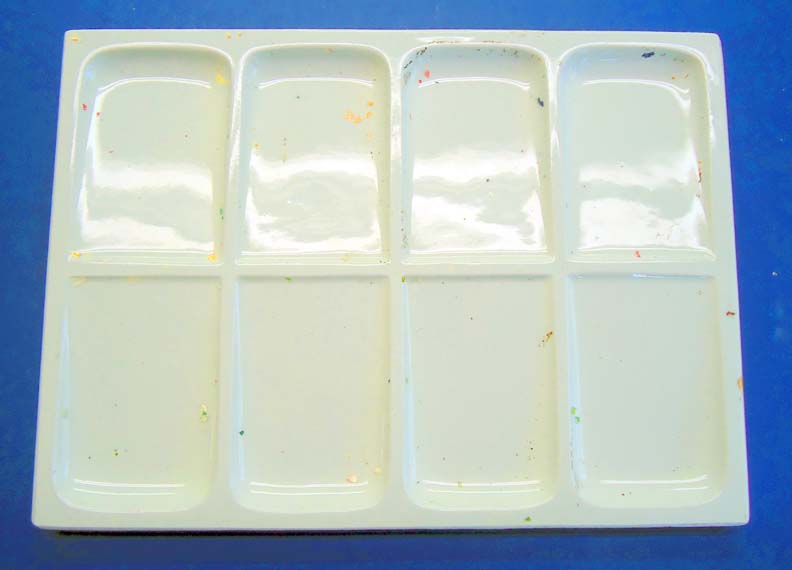 Antique watercolor paint blocks Palletts & supplies for sale